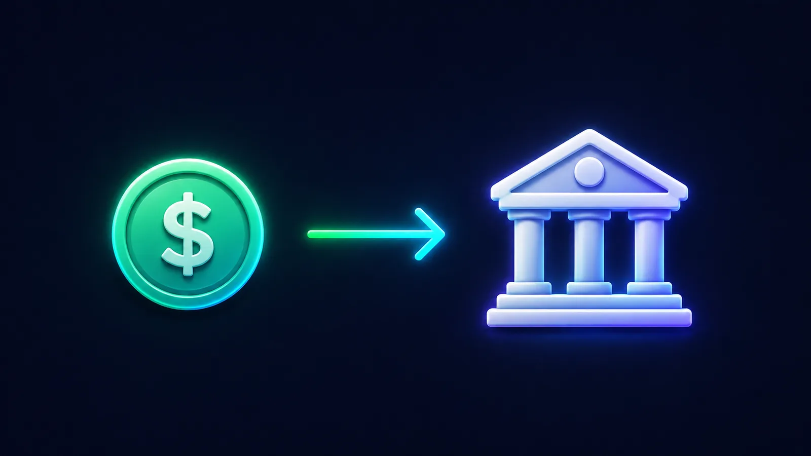 Wallet to bank payout illustration