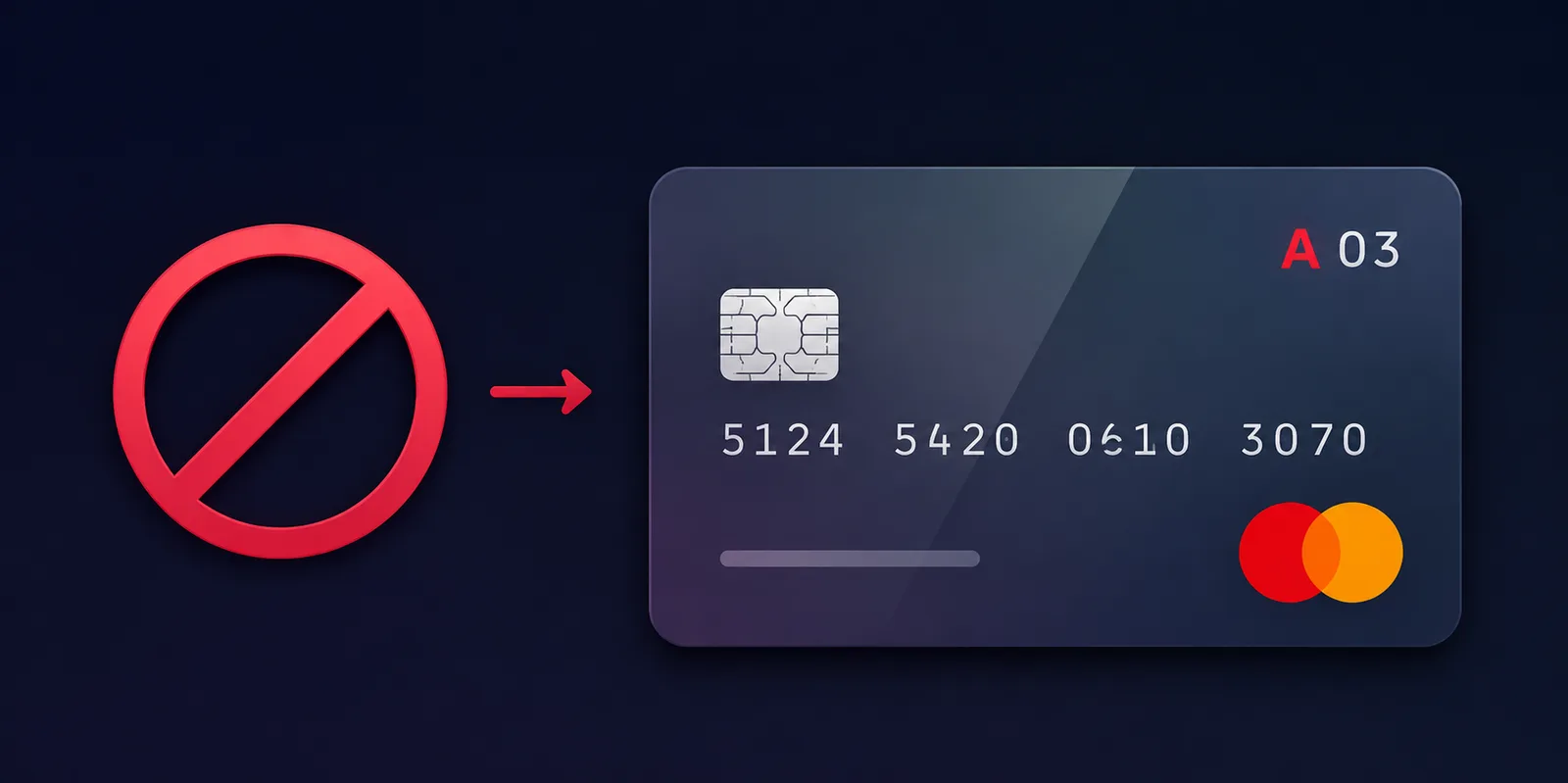 Declined card illustration